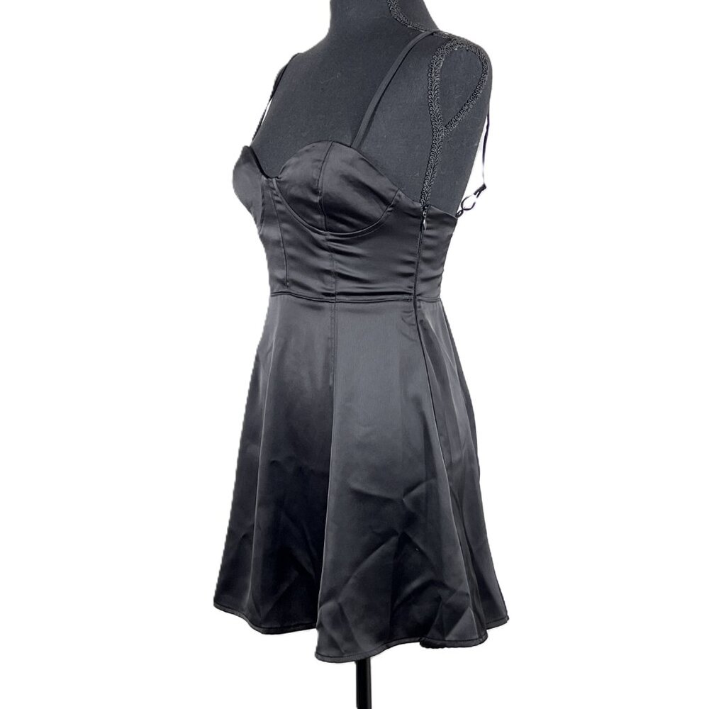 Urban Outfitters Black Orion Bustier Mini Dress - Size XS - Picture 4 of 12